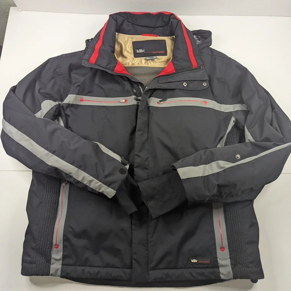 Killy Smart System Ski/Snowboard Jacket‎ Black, Red, Grey Men's 42